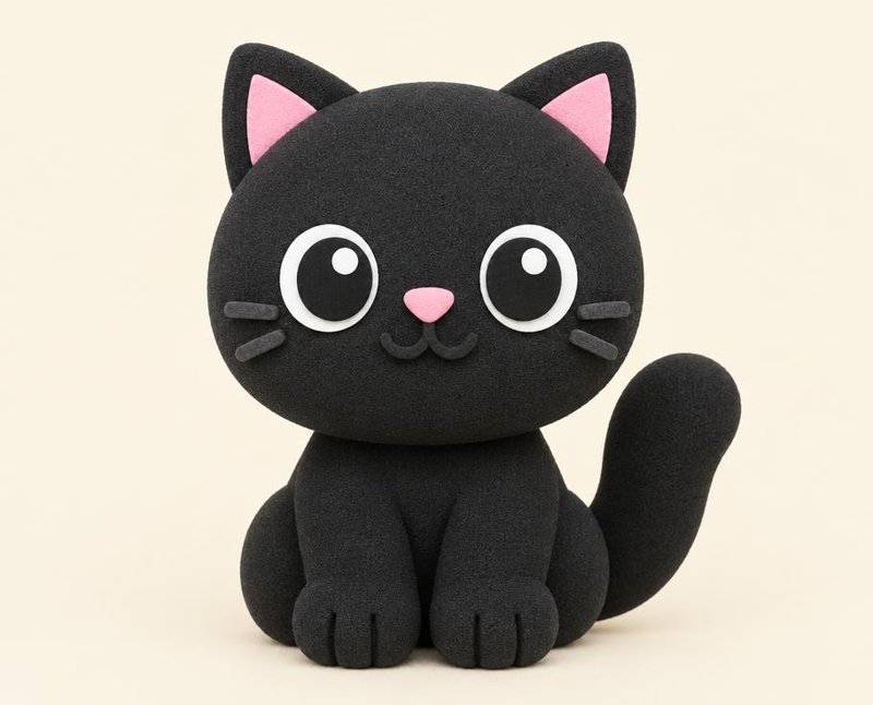 Finished Black Cat squishy