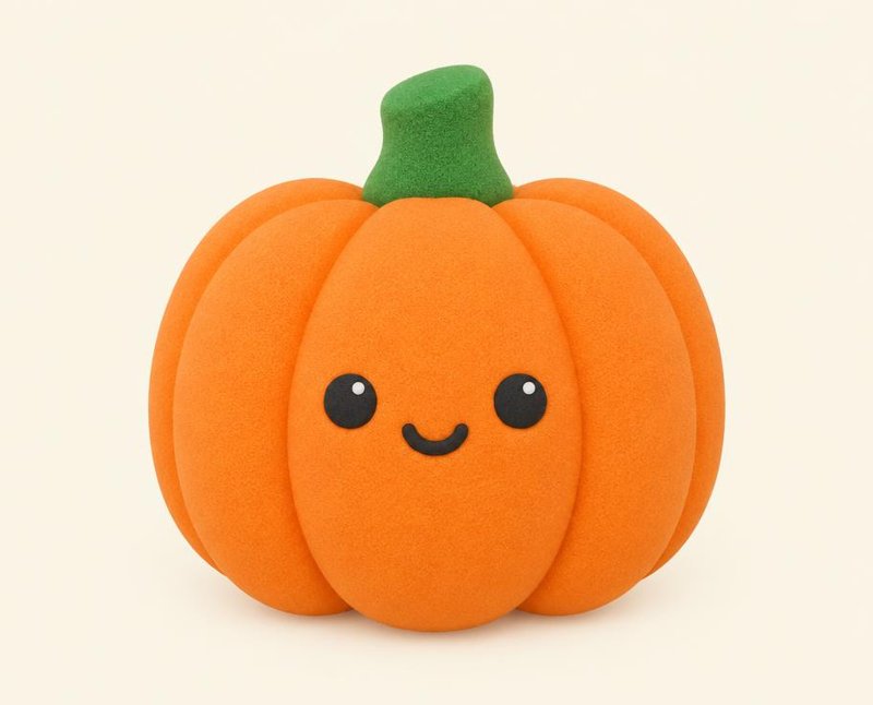 Finished Pumpkin squishy