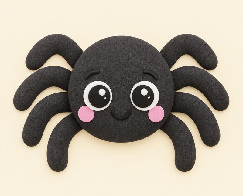 Finished Spider squishy