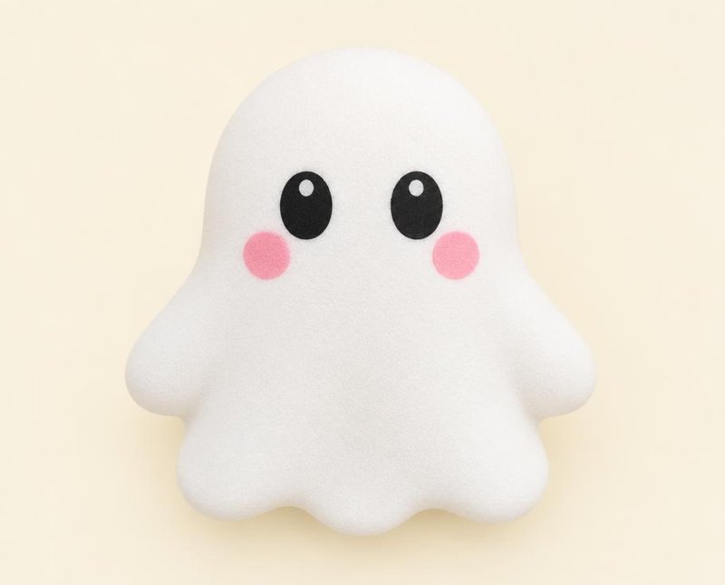Finished Spooky Ghost squishy