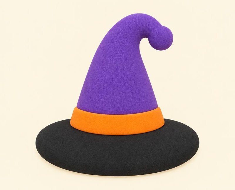 Finished Witch Hat squishy